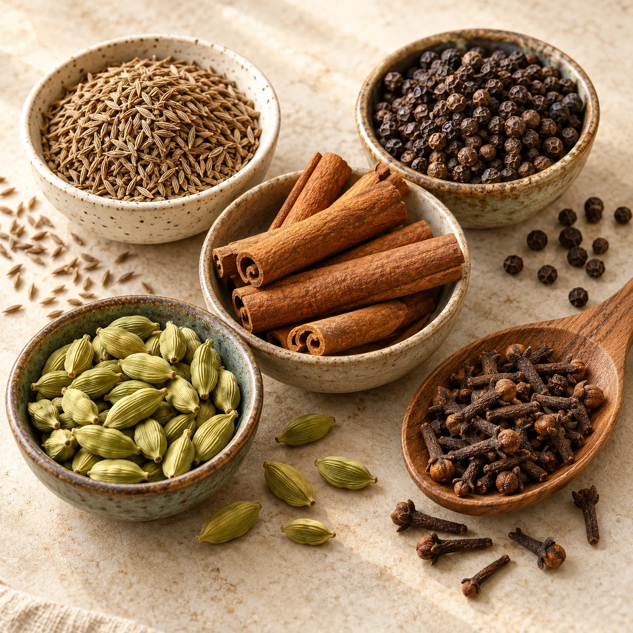 Essential Indian Whole Spices and How to Use Them